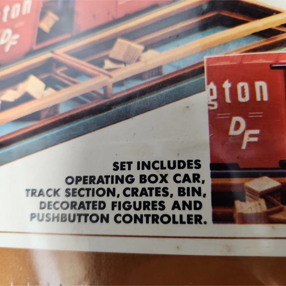 Vtg Tyco 930 Freight Unloading Box Car Sealed NIB HO Scale